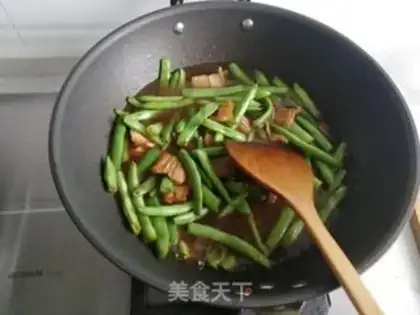 Make Four seasons of bean meat step 7