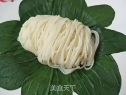 Make Vegetables cold noodles step 4
