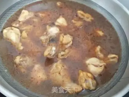 Make The red wings and potatoes step 7