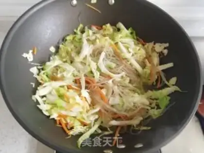 Make A fan-cooked bun step 5