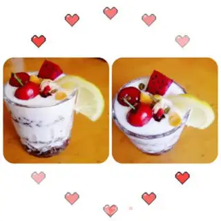 Make Yogurt fruit cup step 4