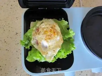 Make A sandwich and vegetables step 5