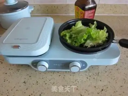 Make A sandwich and vegetables step 6