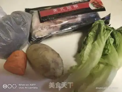 Make Potato bacon salad step 1