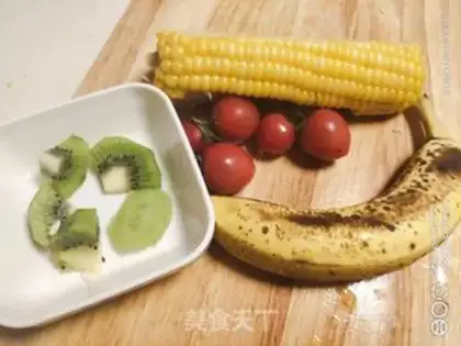 Make Corn and fruit salad step 1
