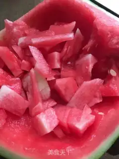 Make Fresh watermelon juice step 3