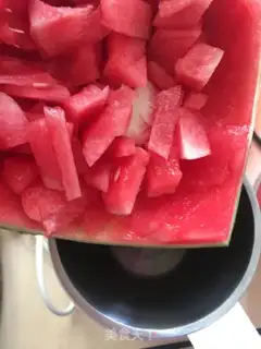 Make Fresh watermelon juice step 4
