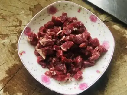 Make "Silver beef." step 1