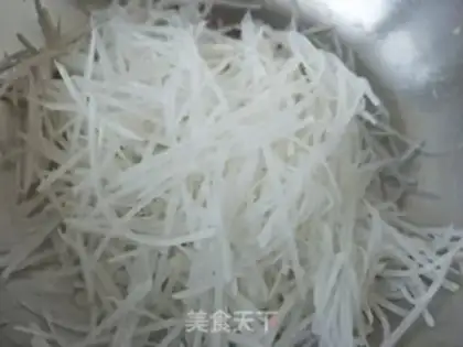 Make Sugar and radish step 1