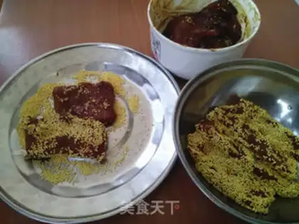 Make Rice evaporates the spinal flesh step 5
