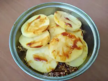 Make Rice evaporates the spinal flesh step 7