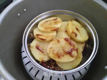 Make Rice evaporates the spinal flesh step 8
