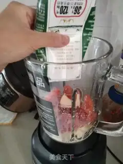 Make Apple tomato shake step 1