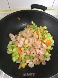 Make Shrimp is fried step 4