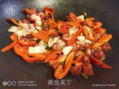 Make Bacon and sausage step 3