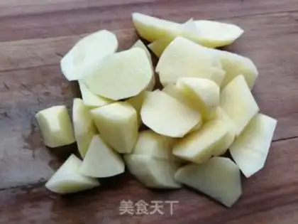 Make Potato bean noodle step 1