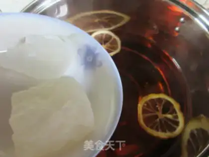 Make Iced lemon tea step 3