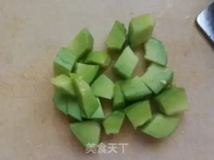 Make Sweet melon cherry yogurt bowl step 1