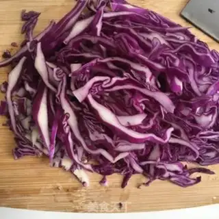 Make ♪ ♪ The blue cucumber salad ♪ step 3