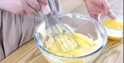 Make Basque cake step 3