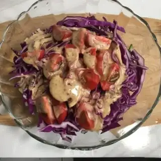 Make ♪ ♪ The blue cucumber salad ♪ step 5