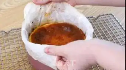 Make Basque cake step 9
