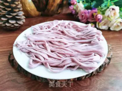 Make The purple blue-handed noodles step 8