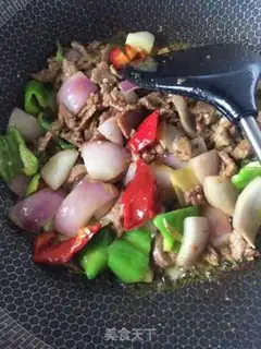 Make Onion beef step 5