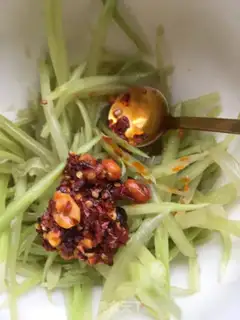 Make Spicy silk step 9