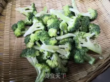 Make Clear the broccoli step 2