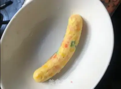 Make Egg intestines step 1