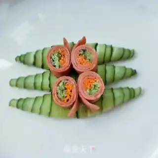 Make Bacon vegetable butterflies step 6