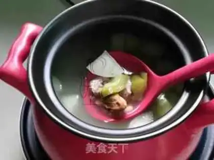 Make The radish radish scrawny soup step 6