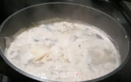 Make Soup chicken with gold and silver step 3