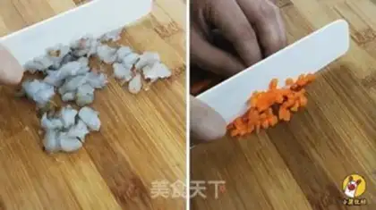 Make Shrimp breakfast step 1