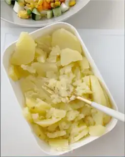 Make Potato egg salad step 9