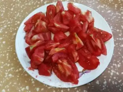 Make Five-colour salad step 3