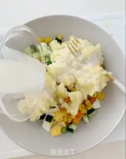 Make Potato egg salad step 12