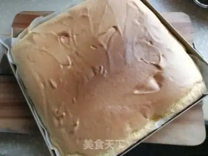 Make Blueberry cake roll step 7