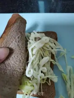 Make Bacon and barley toast step 4