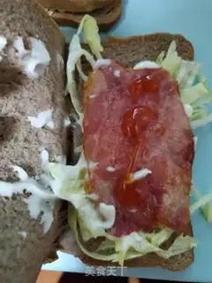 Make Bacon and barley toast step 5