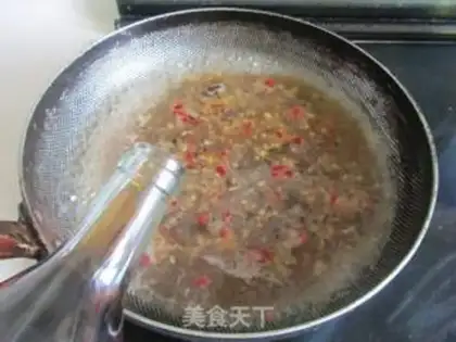Make The soybeans burn fish step 4