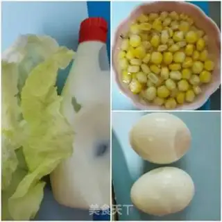 Make Egg corn salad step 0