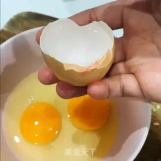 Make Meat and eggs step 1
