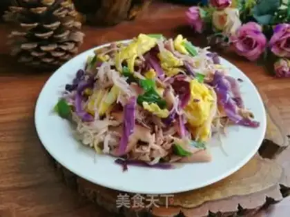 Make Pyramid blue eggs and rice noodles step 7