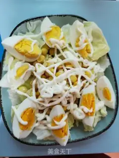 Make Egg corn salad step 4