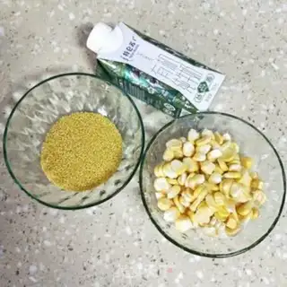 Make Milk corn juice step 0