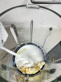 Make Milk corn juice step 2