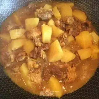 Make Curry potatoes and oxen step 7