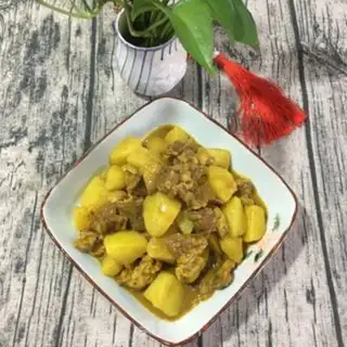 Make Curry potatoes and oxen step 8
